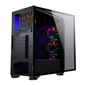 GameBooster GB-G2112B USB3.0 Ring ARGB Halo fan Mesh Panel RGB Strip Kasa (PSU Yok) JBST-GBG2112B