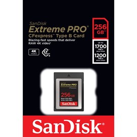 SanDisk SDCFE-256G-GN4IN Extreme PRO 256GB CFexpress Kart Type B 1700/1200MB/s