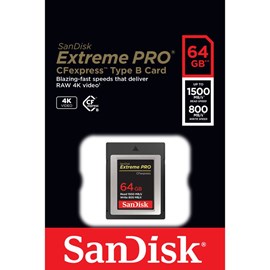 SanDisk SDCFE-064G-GN4IN Extreme PRO 64GB CFexpress Kart Type B 1500/800MB/s