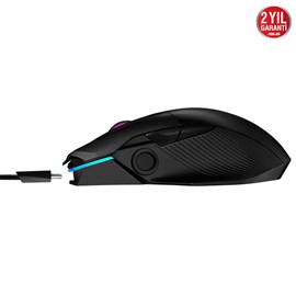 Asus ROG CHAKRAM P704 RGB Qi Şarj Kablolu-Kablosuz 2.4 GHz-Bluetooth 16000 dpi Gaming Mouse