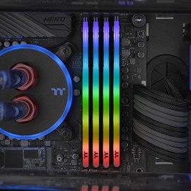 Thermaltake R019D408GX2-3200C16A TOUGHRAM Z-ONE RGB Siyah DDR4-3200Mhz CL16 16GB (2X8GB) Dual Bellek Kiti