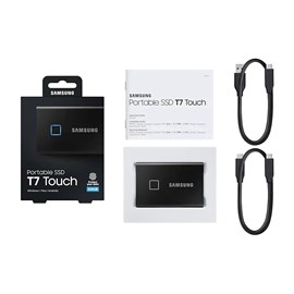 Samsung T7 Touch 500GB USB 3.2 Gen2 Taşınabilir SSD MU-PC500K/WW Siyah