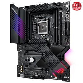 ASUS ROG MAXIMUS XII APEX Z490 4800MHz(OC) DDR4 Soket 1200 M.2 Wi-Fi ATX Anakart