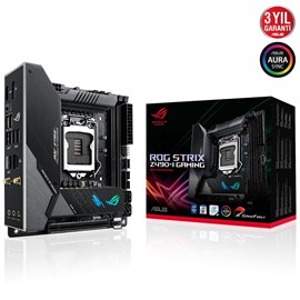 Asus ROG Strix Z490-I Gaming Intel Z490 4800 MHz (OC) DDR4 Soket 1200 Mini ITX Anakart