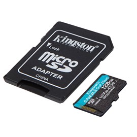 Kingston Canvas Go Plus SDCG3/128GB 128 GB Micro SDXC Class 10 UHS-I Hafıza Kartı + Adaptör