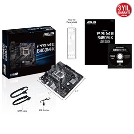 ASUS PRIME B460M-K 2933MHz DDR4 Soket 1200 M.2 VGA DVI mATX Anakart