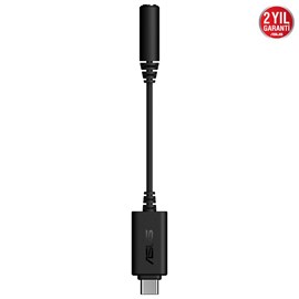 Asus AI NC MIC ADAPTER/USB-A USB-C - 3.5 mm Gürültü Engelleyici Mikrofon Adaptör