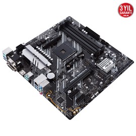 ASUS PRIME B550M-A 4600MHz(OC) DDR4 Soket AM4 M.2 HDMI VGA DVI mATX Anakart