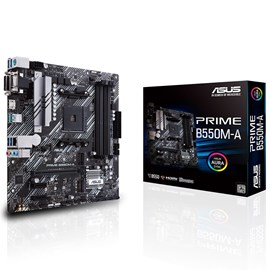 ASUS PRIME B550M-A 4600MHz(OC) DDR4 Soket AM4 M.2 HDMI VGA DVI mATX Anakart