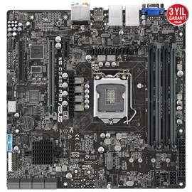 Asus WS C246M Pro Intel C246 2666 MHz DDR4 Soket 1151 mATX Sunucu Anakartı