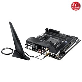 ASUS ROG STRIX B550-I GAMING 5000MHz(OC) DDR4 Soket AM4 Wi-Fi M.2 HDMI DP Mini-ITX Anakart