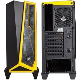 Corsair CC-9011094-WW Carbide SPEC-Alpha Siyah Sarı Pencereli Gaminig ATX Kasa