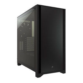 CORSAIR CC-9011198-WW 4000D TEMPERLI CAM YAN PANEL MID TOWER BILGISAYAR KASASI SIYAH