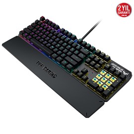 ASUS RA05 TUF GAMING K3 D/RD Aura Sync Red Switch RGB TR Mekanik Gaming Klavye