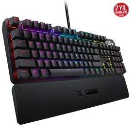 ASUS RA05 TUF GAMING K3 D/RD Aura Sync Red Switch RGB TR Mekanik Gaming Klavye