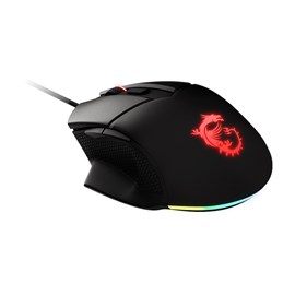 MSI Clutch GM20 Elite RGB Kablolu Optik Oyuncu Mouse Siyah