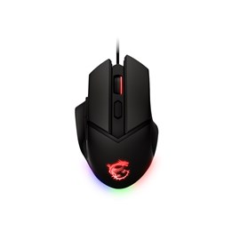 MSI Clutch GM20 Elite RGB Kablolu Optik Oyuncu Mouse Siyah