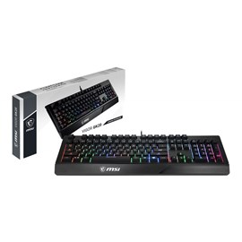 MSI Vigor GK20 TR Rainbow Kablolu Q Oyuncu Klavye Siyah