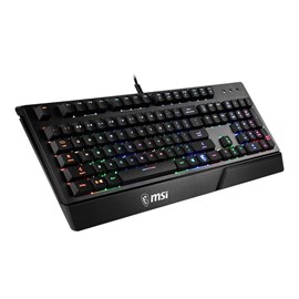 MSI Vigor GK20 TR Rainbow Kablolu Q Oyuncu Klavye Siyah