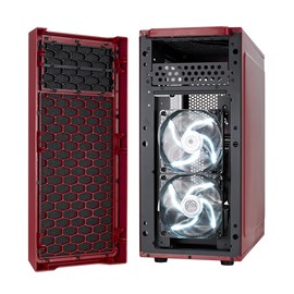 Fractal Design Focus G Kırmızı Bilgisayar Kasası (FD-CA-FOCUS-RD-W)