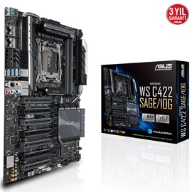 Asus WS C422 SAGE/10G Server/Workstation LGA 2066 (Soket R4) Intel Anakart 