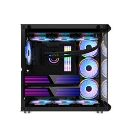 Performax Warmech Siyah Temp. Cam RGB ATX Kasa