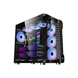 Performax Warmech Siyah Temp. Cam RGB ATX Kasa