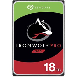 SEAGATE IRONWOLF PRO 18 TB 7200RPM 256MB SATA3 300TB/Y RV NAS (ST18000NE000)