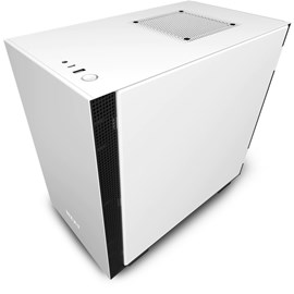 NZXT H210i CA-H210I-W1 USB 3.1 Temperli Cam Mat Beyaz Mini-ITX Mini-Tower Kasa