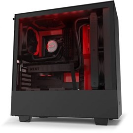 NZXT H510i CA-H510i-BR USB 3.1 Temperli Cam Mat Siyah/Kırmızı ATX Mid-Tower Kasa