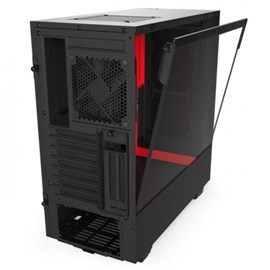 NZXT H510i CA-H510i-BR USB 3.1 Temperli Cam Mat Siyah/Kırmızı ATX Mid-Tower Kasa