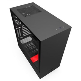 NZXT H510i CA-H510i-BR USB 3.1 Temperli Cam Mat Siyah/Kırmızı ATX Mid-Tower Kasa