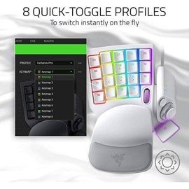 Razer Tartarus Pro Analog Optik Gaming Beyaz Tuş Takımı RZ07-03110200-R3M1