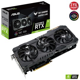 ASUS TUF-RTX3060-O12G-GAMING GEFORCE RTX 3060 GAMING OC 12GB GDDR6 192 Bit Ekran Kartı