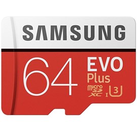 Samsung MB-MC64GA/TR Evo Plus 64GB microSDXC U3 C10 100MB Bellek Kartı