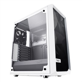 Fractal Design Meshify C Temperli Mid Tower Beyaz Oyuncu Kasası - (FD-CA-MESH-C-WT-TGC)