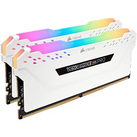 CORSAIR CMW32GX4M2E3200C16W 32GB (2x16GB) Vengeance RGB PRO Beyaz 3200MHz CL16 DDR4 Dual Kit Ram