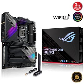 Asus ROG Maximus XIII Hero Intel Z590 Soket 1200 DDR4 5333(OC)MHz ATX Gaming  Anakart 