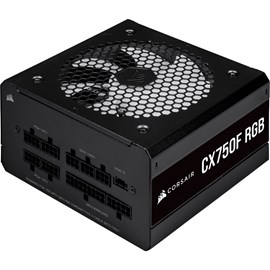 Corsair CP-9020218-EU CX750F RGB 750W 80+ Bronze Siyah Tam Modüler 120mm Fanlı PSU
