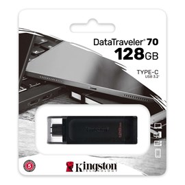 Kingston DataTraveler DT70 DT70/128GB 128GB USB 3.2 Gen 1 Flash Bellek