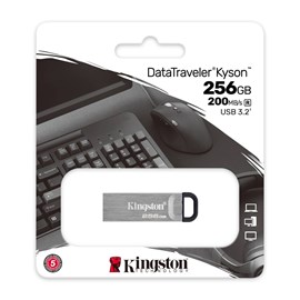 Kingston DataTraveler Kyson DTKN/256GB 256GB 200/60MB/s USB 3.2 Flash Bellek