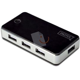 Digitus DA-70222 Siyah Gümüş 7 Port Usb 2.0 Çoklayıcı Hub