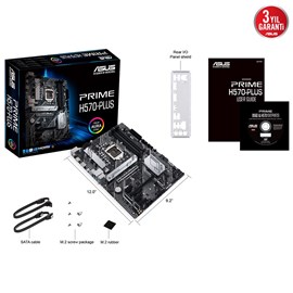 Asus Prime H570-PLUS Intel H570 Soket 1200 DDR4 4600(OC)MHz ATX Gaming Anakart