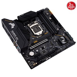 Asus TUF Gaming B560M-Plus WIFI Intel B560 Soket 1200 DDR4 5000(OC)MHz mATX Anakart