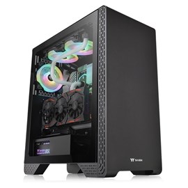 Thermaltake S300 Siyah Tempered Glass Mid Tower Kasa CA-1P5-00M1WN-00