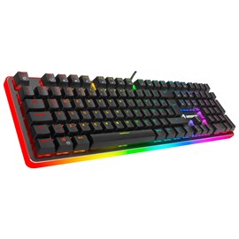 Gamebooster G918B-BL RGB Aydıntlatmalı Mekanik Oyun Klavye Siyah