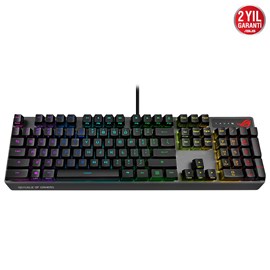 ASUS ROG STRIX SCOPE RX AURA SYNC RGB CHERRY MX RED SWITCH Mekanik Oyuncu Klavyesi