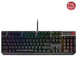 ASUS ROG STRIX SCOPE RX AURA SYNC RGB CHERRY MX RED SWITCH Mekanik Oyuncu Klavyesi