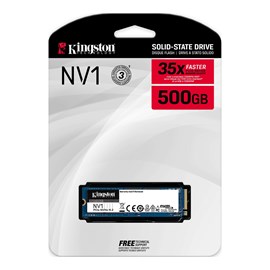 Kingston SNVS/500G NV1 500GB NVMe M.2 2280 SSD (2100MB Okuma / 1700MB Yazma) 