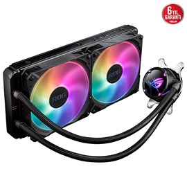 ASUS ROG STRIX LC II 280 ARGB AURA SYNC DUAL ROG 140MM Adreslenebilir fan sıvı soğutucu